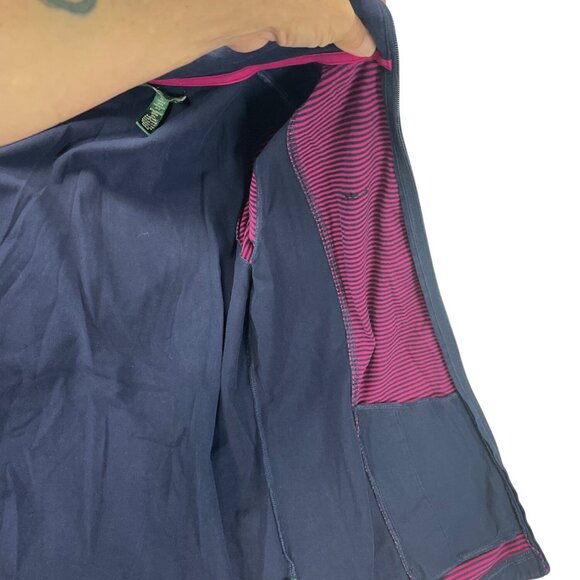 Lauren Ralph Lauren Active Womens Pink Blue Striped Full-zip Jacket Sz XL SKU 94 - Picture 13 of 13